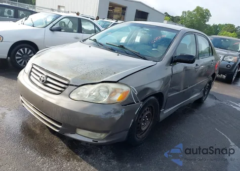 2003 Toyota Corolla S из США, поврежденный, VIN 1NXBR32E63Z158568